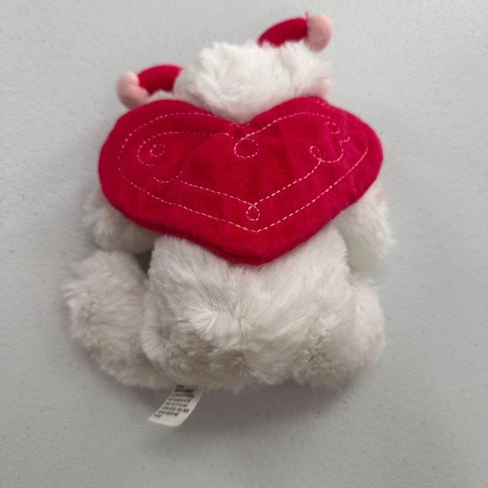 Paris Presents Valentines Day Plush Bear Ladybug Wings & Chocolate Rose Gift Set